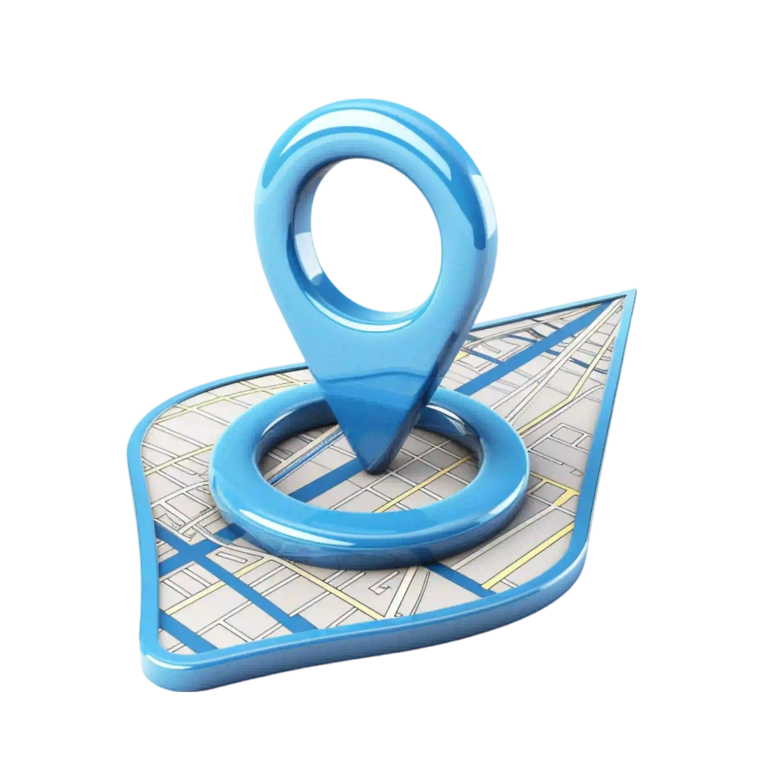 icône 3D de localisation